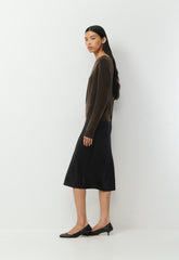 Bare Cashmere Magnific Sweater - CACAO NIB BROWN