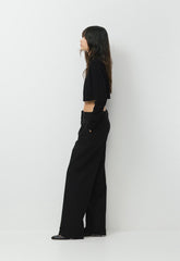 Biscuit Cardigan - Wonder Yarn - BLACK
