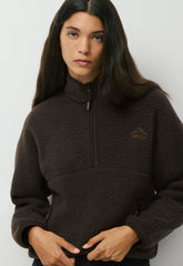 Polartec® Thermal Pro™ Highlands Mockneck - CACAO NIB BROWN
