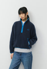 Polartec® Thermal Pro™ Highlands Mockneck - ADMIRAL/ LAZULI BLUE