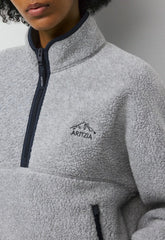 Polartec® Thermal Pro™ Highlands Mockneck - HTR ATHL GREY/ADL NAVY