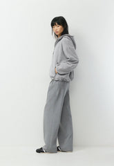 Backwoods Zip Hoodie - Bigfoot Fleece - HEATHER DOVER GREY