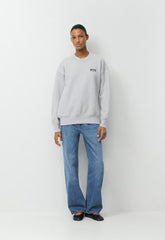 Cozy Sweatfleece Boyfriend Crew Sweatshirt - H CHROME/ ADMIRAL