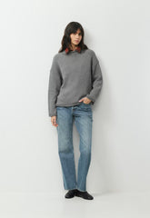 Abode Mockneck - HEATHER DARK GREY