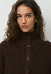 Herald Cardigan - CACAO NIB BROWN