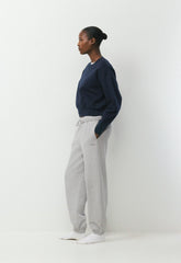 Cozy Sweatfleece Boyfriend Boxy Sweatshirt - ADMIRAL NAVY