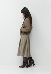 Mercury Bomber - Tweed - NOMAD TAUPE /BIRCH