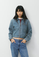 Barkley Lightweight Denim Jacket - VINTAGE MEDIUM BLUE