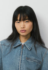 Barkley Lightweight Denim Jacket - VINTAGE MEDIUM BLUE