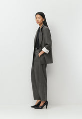 Advance Wool Blazer - HTR CHARCOAL/ HTR BLK