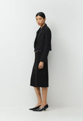 Command Wool Blazer - BLACK