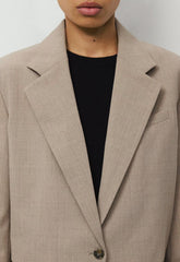 Command Wool Blazer - HEATHER NOMAD TAUPE
