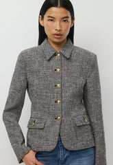 Gateway Jacket - SPCKL TWEED BLK/WHITE