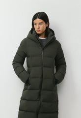 The SuperSnug Puff₂O™ Long - Rainstop™ - FLINT GREEN