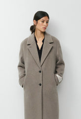 The Only Coat - Soft Wool Cashmere - HEATHER NOMAD TAUPE