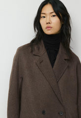 The Slouch™ Double-Faced Coat - Luxe (Re)Wool - SOOT