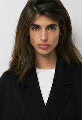 The Slouch™ Double-Faced Coat - Luxe (Re)Wool - BLACK