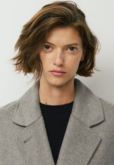 The Slouch™ Double-Faced Coat - Luxe (Re)Wool - HEATHER DARK TAUPE