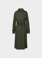 The Finch Trench Coat - City Twill - DARK OLIVE