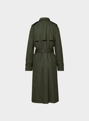 The Finch Trench Coat - City Twill - DARK OLIVE
