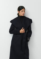 The Portfolio Double-Faced Coat - Luxe (Re)Wool - DARK NIGHT NAVY