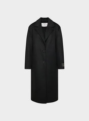 The Only Double-Faced Coat - Luxe (Re)Wool - BLACK