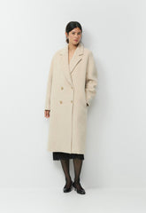 The Slouch™ Coat - Soft Wool Cashmere - HEATHER LIGHT OATMEAL