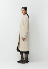 The Slouch™ Coat - Soft Wool Cashmere - HEATHER LIGHT OATMEAL