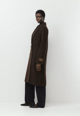 The Slouch™ Coat - Soft Wool Cashmere - CACAO NIB BROWN