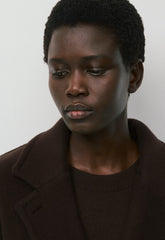 The Slouch™ Coat - Soft Wool Cashmere - CACAO NIB BROWN