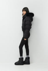 The Super Chalet Puff™ - cliMATTE™ - BLACK/BLACK