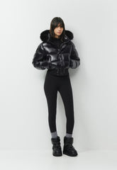 The Super Chalet Puff™ - Hi-Gloss - BLACK/BLACK