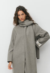 The Embrace Double-Faced Coat - Luxe (Re)Wool - HEATHER DARK TAUPE
