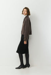 The Heath Double-Faced Coat - Luxe (Re)Wool - SOOT