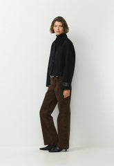 The Heath Double-Faced Coat - Luxe (Re)Wool - BLACK