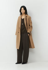 The Slouch™ Coat - Soft Wool Cashmere - COCOA SAND