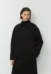 The Regent Trench Coat - Rich Twill - BLACK