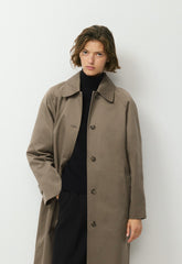 The Regent Trench Coat - Rich Twill - COLA TAUPE