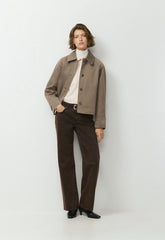 The Regent Short Trench Coat - Rich Twill - COLA TAUPE