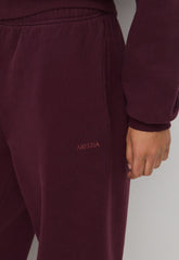 Cozy Sweatfleece Mega Jogger - GALA PLUM