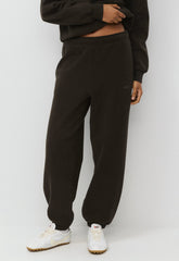 Cozy Sweatfleece Mega Jogger - CACAO NIB BROWN