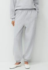 Cozy Sweatfleece Mega Jogger - HEATHER CHROME