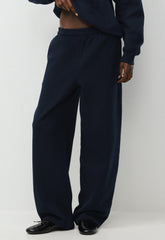Cozy Sweatfleece Boyfriend Barrel Sweatpant - ADMIRAL NAVY