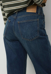Denim Forum The '90s Marlo Hi-Rise Baggy Jean - BE ABOUT DARK BLEU