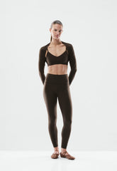 BUTTER Cheeky Infinite Hi-Rise 24 Legging - CACAO NIB BROWN