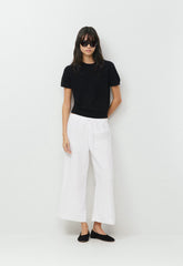 The Lodge Pant™ Cropped - CruiseLinen™ - WHITE