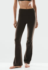 BUTTER Cheeky Infinite Hi Flare 32 Legging - CACAO NIB BROWN
