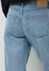 Denim Forum The ‘90s Relaxed Ultra Lo-Rise Wide Jean - 7 YRS BLEU TABOO