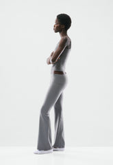 BUTTER Foldover Flare 32 Legging - DARK GREY