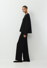Souvenir Pant - Wonder Yarn - BLACK